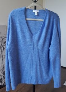 Blue H&M Sweater M V-neck